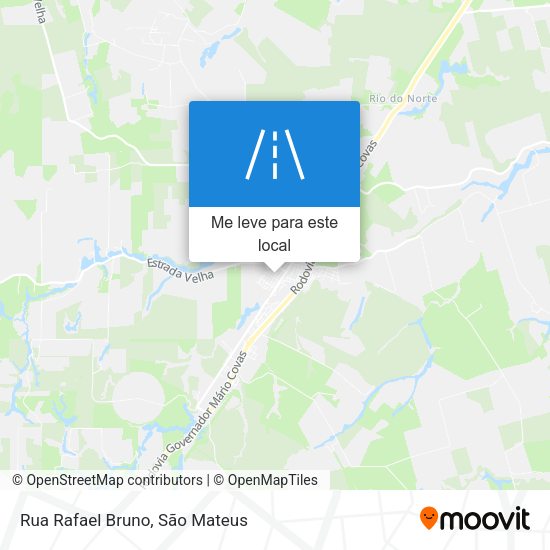 Rua Rafael Bruno mapa