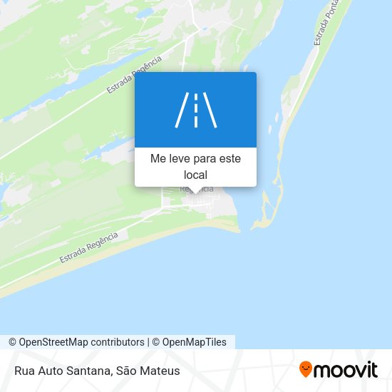 Rua Auto Santana mapa