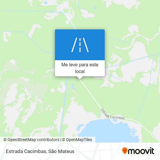 Estrada Cacimbas mapa