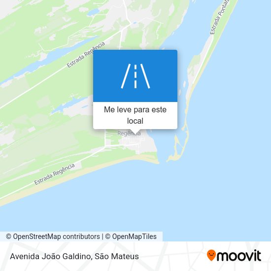 Avenida João Galdino mapa