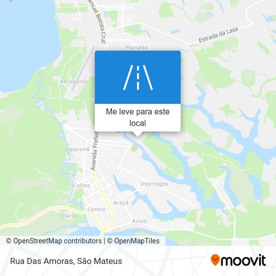 Rua Das Amoras mapa