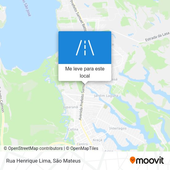 Rua Henrique Lima mapa