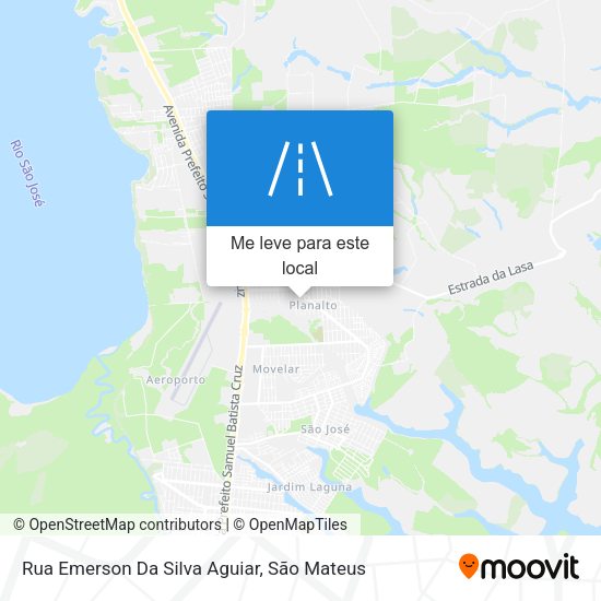 Rua Emerson Da Silva Aguiar mapa