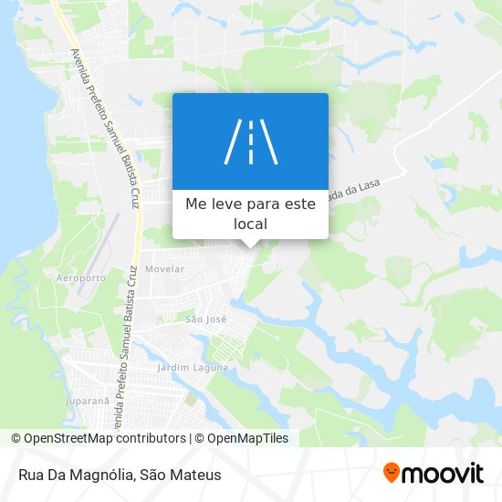 Rua Da Magnólia mapa