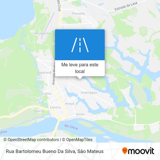Rua Bartolomeu Bueno Da Silva mapa