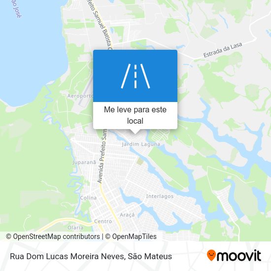 Rua Dom Lucas Moreira Neves mapa