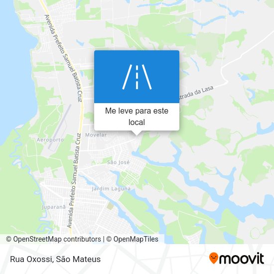 Rua Oxossi mapa