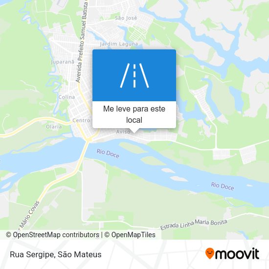 Rua Sergipe mapa