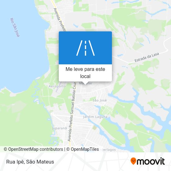 Rua Ipê mapa
