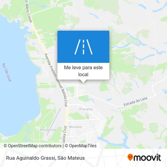 Rua Aguinaldo Grassi mapa