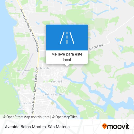 Avenida Belos Montes mapa