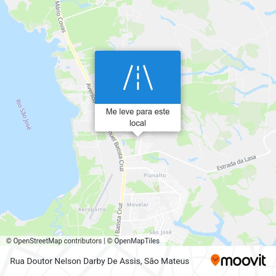 Rua Doutor Nelson Darby De Assis mapa