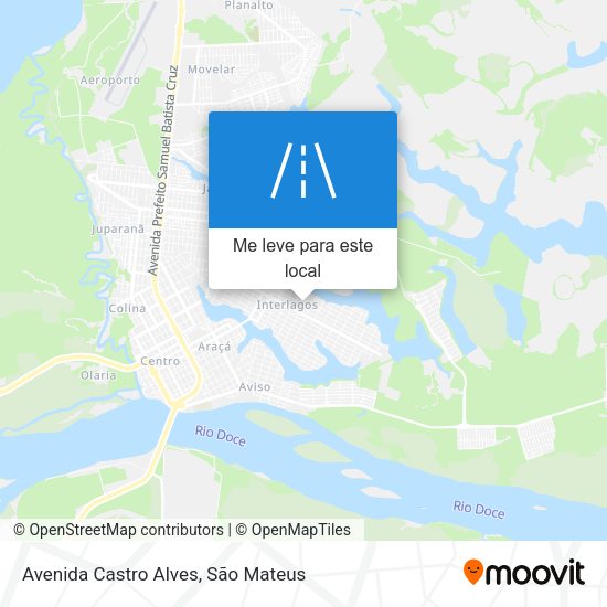 Avenida Castro Alves mapa