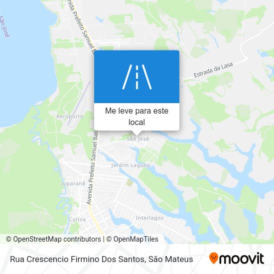 Rua Crescencio Firmino Dos Santos mapa