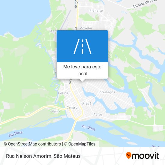 Rua Nelson Amorim mapa