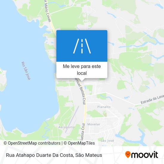 Rua Atahapo Duarte Da Costa mapa