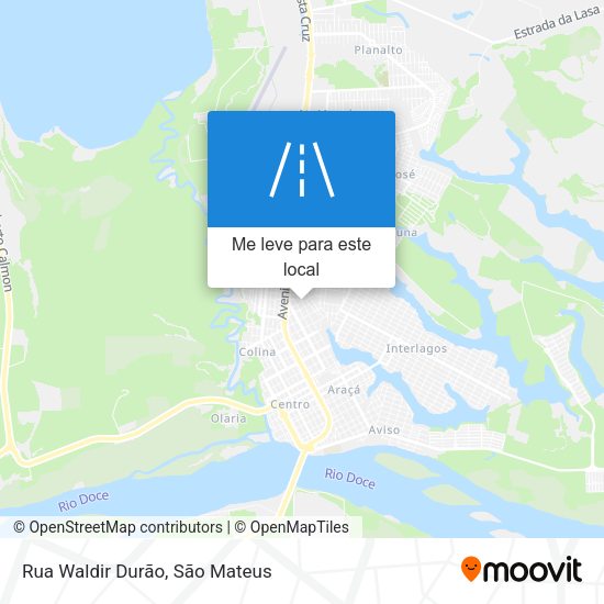 Rua Waldir Durão mapa