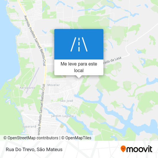 Rua Do Trevo mapa