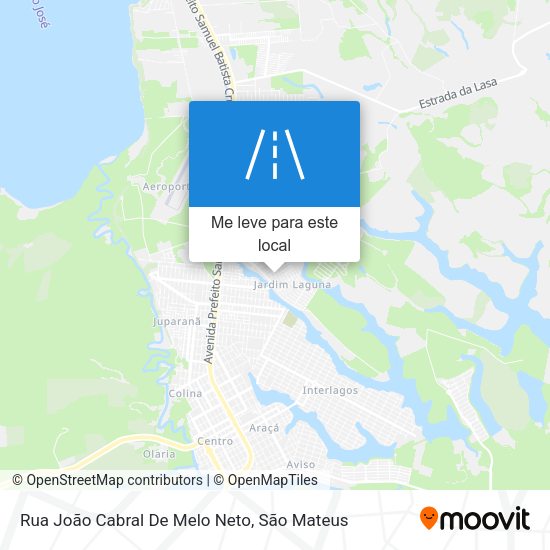 Rua João Cabral De Melo Neto mapa