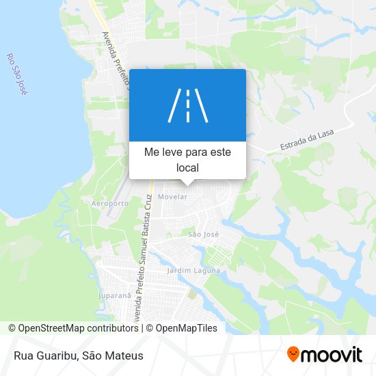 Rua Guaribu mapa