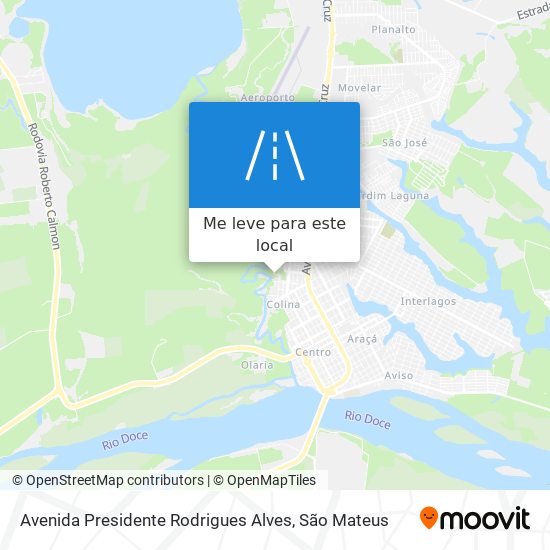 Avenida Presidente Rodrigues Alves mapa