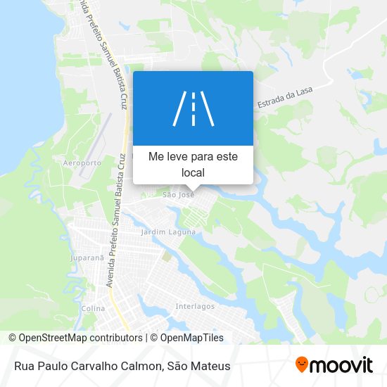 Rua Paulo Carvalho Calmon mapa