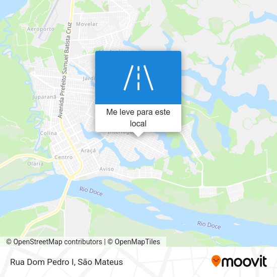 Rua Dom Pedro I mapa