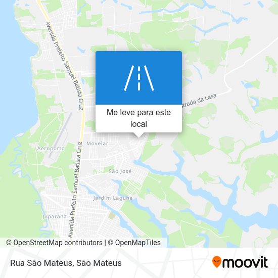 Rua São Mateus mapa