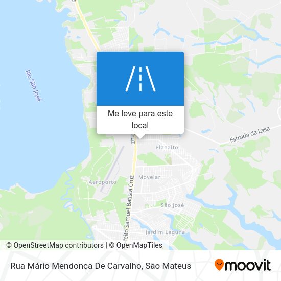 Rua Mário Mendonça De Carvalho mapa