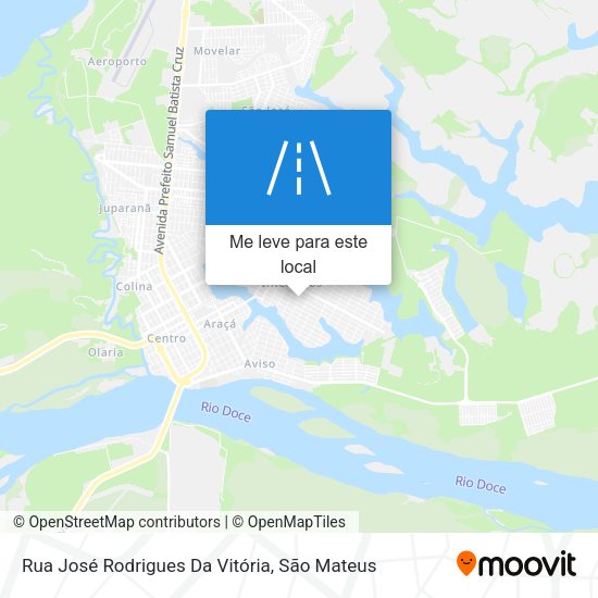 Rua José Rodrigues Da Vitória mapa