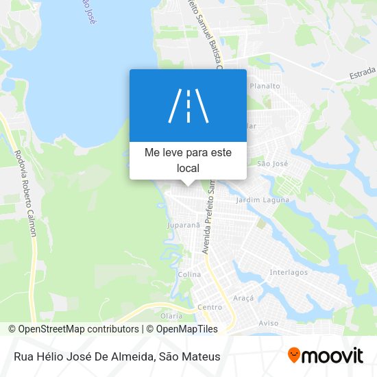 Rua Hélio José De Almeida mapa