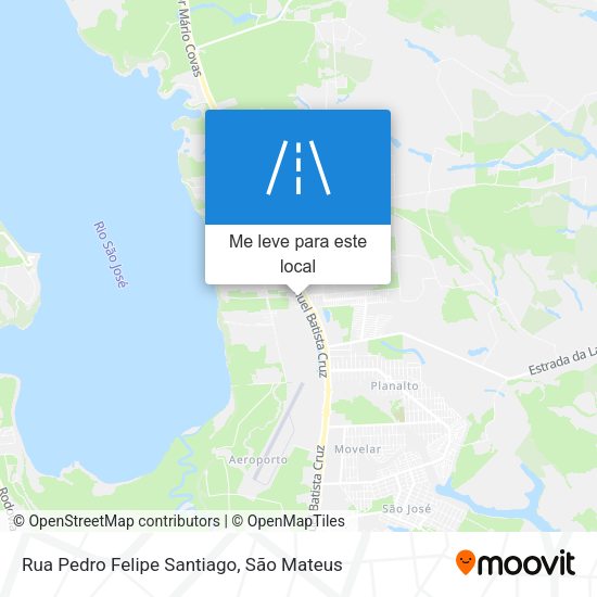 Rua Pedro Felipe Santiago mapa