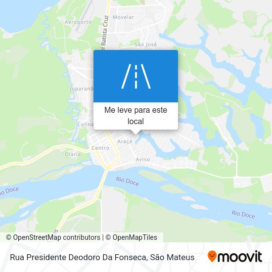 Rua Presidente Deodoro Da Fonseca mapa