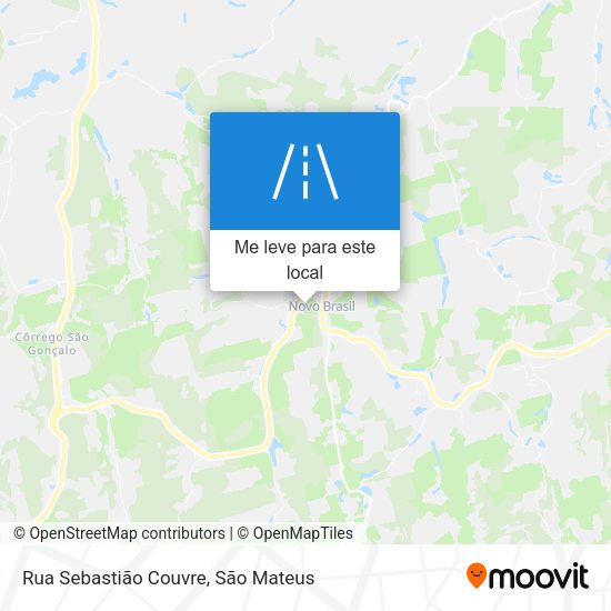 Rua Sebastião Couvre mapa