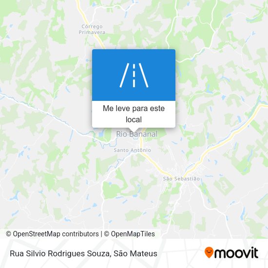 Rua Silvio Rodrigues Souza mapa
