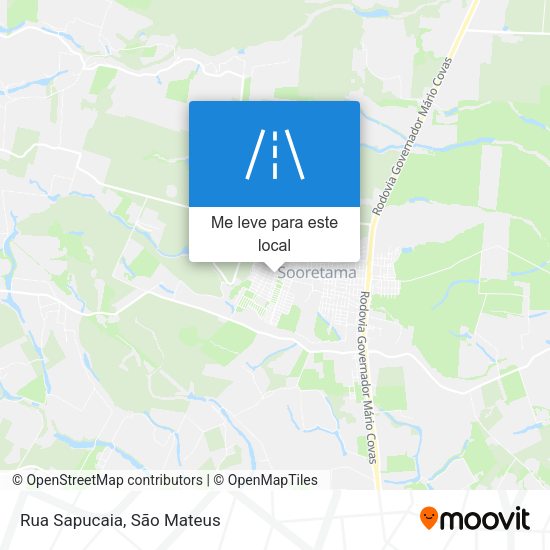 Rua Sapucaia mapa