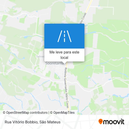 Rua Vitório Bobbio mapa