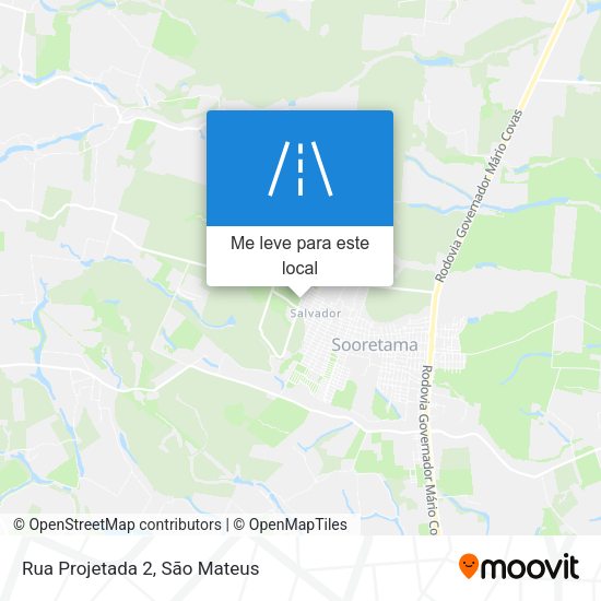 Rua Projetada 2 mapa