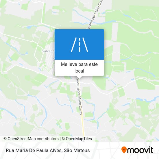 Rua Maria De Paula Alves mapa