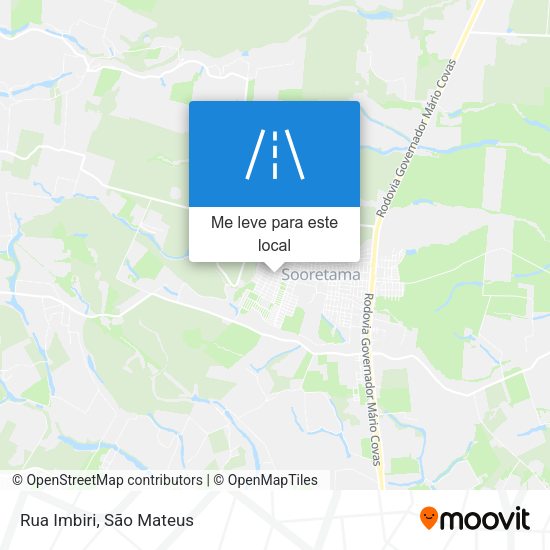 Rua Imbiri mapa