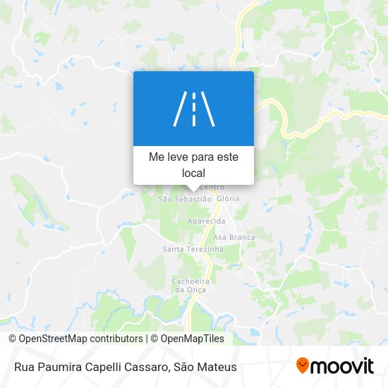 Rua Paumira Capelli Cassaro mapa