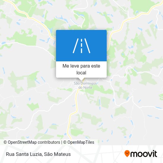 Rua Santa Luzia mapa