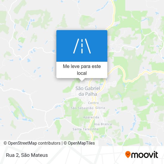 Rua 2 mapa
