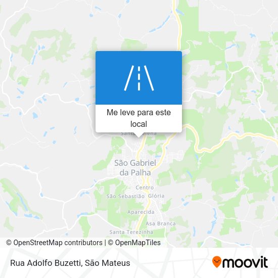 Rua Adolfo Buzetti mapa