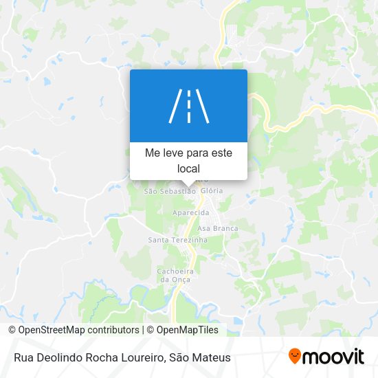 Rua Deolindo Rocha Loureiro mapa