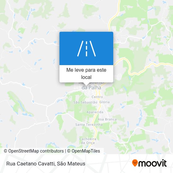 Rua Caetano Cavatti mapa