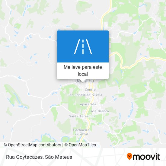 Rua Goytacazes mapa