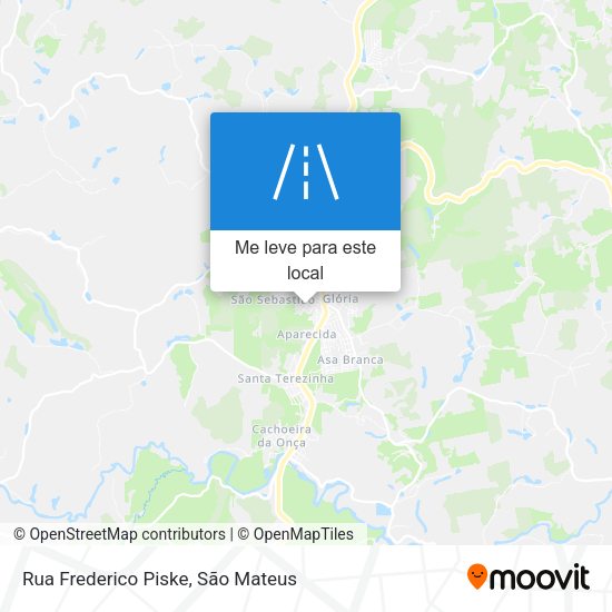 Rua Frederico Piske mapa