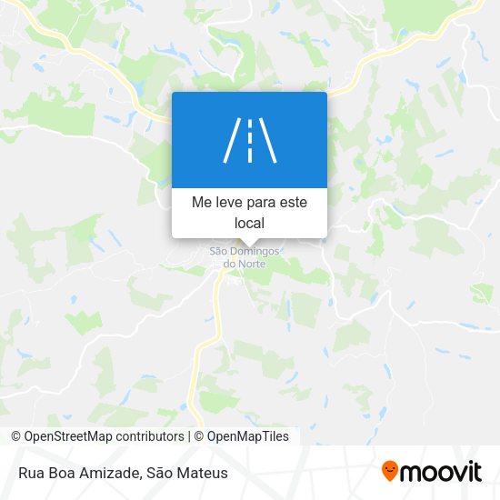 Rua Boa Amizade mapa