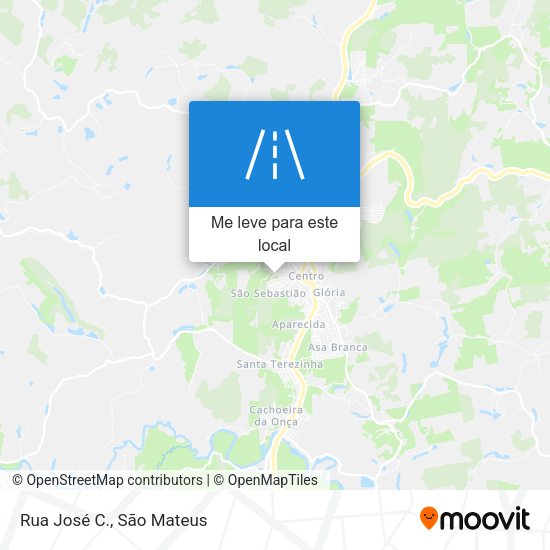Rua José C. mapa